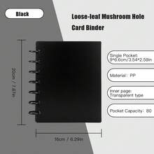 Album ảnh Kpop, đựng được ảnh 3 inch (7,6cm), bộ sưu tập ảnh thần tượng A5 tự làm, phụ kiện Anime & Otaku, album ảnh nhiều bộ sưu tập - Nhiều màu - Xem 7