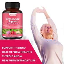 Bunkell Women's Daily Health Supplement, Containing Angelica Root, Lemon Balm, And Red Clover, For Thyroid And Mood Support - 120 Capsules - 1 Bottle - View 6
