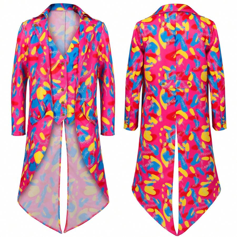 Men Blazers - Red - View 1