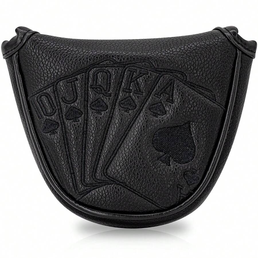 Poker Card J, Q, K Design Golf Club Headcovers, Golf Club Covers, Golf Club Headcovers - Fine Embroidery PU Material, Suitable For Most Golf Clubs, Best Gift Choice - Multicolor - View 1