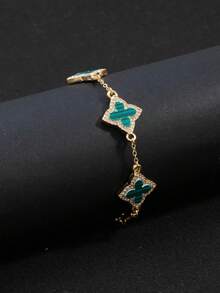 新款四叶草手链，送给朋友的礼物，情人节，圣帕特里克节 - 1 - 查看 6