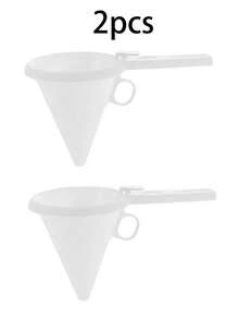 1/2 pièces Entonnoir à portion réglable à la main, distributeur de pâte à gâteau, distributeur de crème, distributeur de pâte à crêpes et à muffins en plastique PP avec support, distributeur de chocolat multifonctionnel - idéal pour les restaurants, les food trucks, les boulangeries - Multicolore - Voir 13