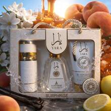 Lattafa BURPHISE YARA MOI 3-PIECE WOMEN'S PERFUME GIFT SET - EAU DE PARFUM 50ML + LOTION 88ML + SOAP 88G - LUXURIOUS FEMININE PERFUME - Floral - View 3