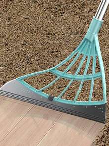 Escoba multifuncional de silicona con agarre de goma - Removedor de mascotas, barrido en dos direcciones, ideal para la limpieza de pisos lisos, alfombras y ventanas de vidrio - Mango ajustable y ligero, para sala de estar, dormitorio, baño, cocina, terraza - Multicolor - Ver 11