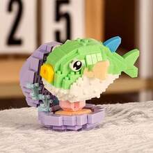 Mô hình sinh vật biển sâu: Cua và Bạch tuộc, Khối xếp hình giảm căng thẳng, Quà tặng sinh nhật, Khối lắp ráp trang trí, Đồ chơi xây dựng từ các hạt nhỏ, Đồ chơi xếp hình, Đồ chơi xếp hình giáo dục. - Nhiều màu - Xem 7