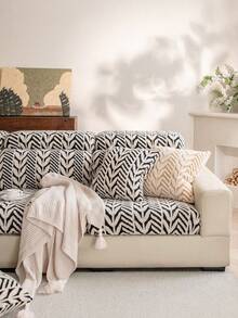 1件装优质绗缝沙发套，360°环绕式座垫套，可机洗，防褪色防掉毛，四季皆宜，保护沙发免受猫抓。 - 黑色 - 查看 8