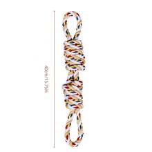 Durable Dog Leash Toy, Indestructible Dog Chew Toy For Aggressive Chewers, Tough Puppy Teething Toy, Boredom Buster & Dental Cleaning Tug Of War Dog Toy, Suitable For Small To Large Dogs - Multicolor - View 12