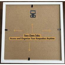 caja de archivosCaa de sora de recuerdos de ae de 12 pulgadas caa de sora de carga super con diseño de mapa conserva entradas para concios y recuerdos de aventura blanco 12 x 12 pulgadascaja de archivos - Blanco 12 x 12 pulgadas - Ver 7