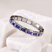 1PC Stainless Steel Multi-Element Modular Bracelet Accessories, Art Pattern Style, Ocean/Nature/Animal Designs, DIY Jewelry Materials - Multicolor - View 23