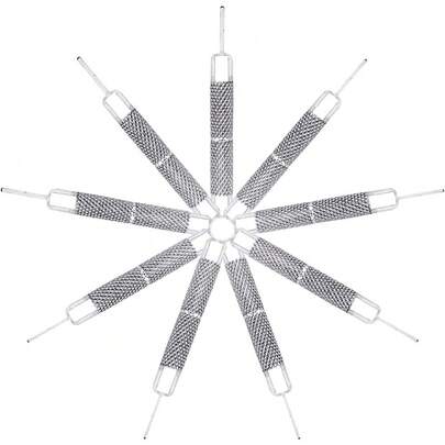 9 Pack SIM Card Tray Opening Removal Tool Ejector Pin Needle Compatible With IPhone IPad HTC  Galaxy Smartphones Watchchain Link Remover Cellphone SIM Ejector Tool