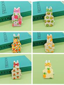 6pcs/1pc Reusable & Washable Parrot Diaper, Cute Fruit Pattern Design, With Waterproof Inner Layer, Soft Bird Flying Clothing, Applicable For Budgies, Parrots, Cockatoos, Cockatiels, Lovebirds And Other Small Pet Birds - Multicolor - View 19