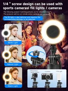 AXNEN 70-Inch Automatic Tripod, Automatic Folding Phone Tripod With Detachable Rotatable Phone Holder And Wireless Remote, Selfie Stick Tripod, 360° Vertical And Horizontal Rotation, Compatible With IPhone/Android Phones (Black) - Multicolor - View 9