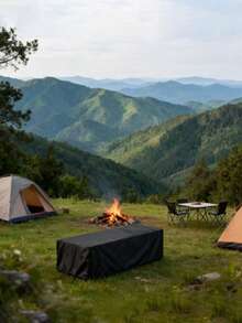 Capa para caixa de pátio externa de 1 peça - Tecido Oxford durável, cordão ajustável, protetor de móveis resistente às intempéries para armazenamento de jardim e móveis de área externa, capa para móveis de área externa - Multicolorido - Ver 6