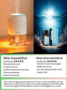 A 180ml Car Humidifier, Equipped With 2 Working Modes, A Colored Night Light, Silent Spray, Car Air Freshener, And A Small Bedroom Aromatherapy Diffuser, Available In Black, White, And Pink, Compatible With Aromatherapy Essential Oils. Ideal For Car Accessories, Home Decoration, Rooms, Offices - Model 988 - View 23