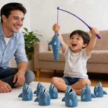 Fishing Battle Fishing Master Interactive Parent-Child Shark Tabletop Game Toy, Children's Educational Board Game, Baby Birthday Gift - Fishing - View 4