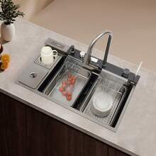 YUNRUX Kitchen Sinks - Silver - View 7