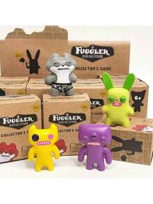 Fugglers Teeth Monster Best-Selling Blind Box Figures – These Whimsical Ugly-Cute Freakish Creature Model Dolls Boast A Quirky And Creative Design. They Serve As The Perfect Desktop Ornaments, And Also Make An Ideal Gift Choice For Birthdays, Valentine's Day, As Well As Festive Occasions Like Easter, Halloween, Thanksgiving, Christmas And New Year. - Multicolor - View 3