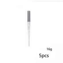 5 kim xỏ khuyên - 14G, 16G, 18G, 20G và 22G, chất liệu thép không gỉ 316L, thích hợp cho xỏ khuyên tai, mũi, vách ngăn mũi, rốn, trang sức và dụng cụ xỏ khuyên cơ thể, kim xỏ khuyên dùng một lần nhiều màu sắc, thích hợp cho xỏ khuyên tai, mũi, rốn, môi, lưỡi, sụn tai - Không mùi, vô trùng, không cần pin, vật tư xỏ khuyên sụn | Kim xỏ khuyên nhiều màu | Kim xỏ khuyên vô trùng - Nhiều màu - Xem 14