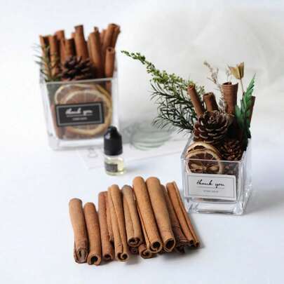 1包30克/60克/120克/150克/180克/210克人造灌木干花，薰衣草、茉莉干花可选，适用于工艺品、DIY、香氛、蜡烛制作、肥皂装饰、家居装饰、派对、节日、客厅、卧室、办公室、咖啡厅等场所。