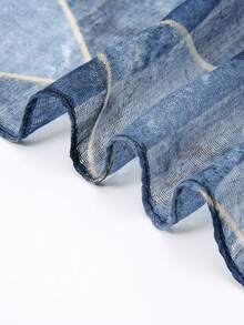 1pc Spring/Summer New Bali Yarn Diamond Grid Scarf Women's Summer Headscarf Checkered Silk Scarf Daily Travel Beach Sunscreen Shawl And Festival Gifts - A - View 5