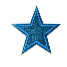 4pcs Shiny Silver Star Embroidered Patches, Iron-On/Sew-On, Suitable For Jackets, T-Shirts, Hats, Backpacks, Jeans, DIY Fashion Apparel Accessories - Multicolor - View 14