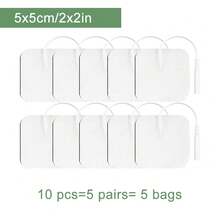 Högkvalitativ TENS/EMS muskelstimulator med två kanaler, 20 lägen, 30 intensitetsnivåer, med 2000 mAh batteri med stor kapacitet, elektronisk pulsmassage, avslappnar kropp och själ