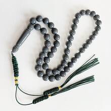 1pc High Quality Synthetic Amber/51 Beads Islamic Prayer Beads, Muslim Rosary - Beaded Bracelet - View 5