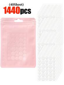 1440片圆形面部贴纸 - 装饰贴纸,摄影道具必备,适用于面部彩绘,可用于各种派对、聚会和娱乐活动,经济实惠,旅行必备,卧室装饰,化妆品配件,摄影必备道具,赠品,旅行必备,廉价好物,旅行必备 - 彩色 - 查看 11