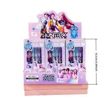 12pcs/Box Witch Hunting Team Erasable Pens, High-Quality Retractable 0.5mm Ballpoint Pens, Creative Student Stationery - Multicolor - View 6