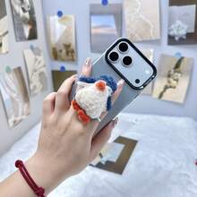 Wnter Plush Penguin Stand Phone Case Compatible With IPhone 14 Pro/17 Pro Max, 13/15 Pro Max/15 New 16 Pro Max, Suitable For Girls, 17/ Galaxy S24 Ultra/S24 Plus/S24/S23 Ultra/S23 Plus/S23/S22 Ultra/S22 Plus/S22/S21 Ultra/S21 Plus/S21 FE/S23 FE/S20 FE/S20 Ultra/S20 Plus/S20 FE, OPPO A5x/C1, 2 3 4 5 6 7 8 9/9 8 7 6 5 4 3 2 1, OPPO A1 2 3 4 5 6 7 8 9 9 8 7 6 5 4 3 2 1, Viewing Companion Phone Case - White - View 8