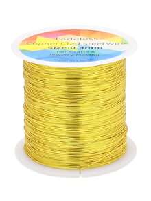 20/100m Copper Wire, Copper Wire, DIY Beading Wire, For Making Wrapped Hair Clips, Jewelry Weaving, Shaping, Floral Copper Wire Wrapping, Copper Wire Crafts, Jewelry Beads And Gold Wire, Suitable For Jewelry Making. Perfectly Matched For Various Bracelets, Earrings, Necklaces And Other Jewelry. - Multicolor - View 12