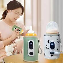 Calentador de agua y leche USB, cochecito de viaje, bolsa aislante, calentador de biberones de lactancia, calentador de biberones portátil para viajar - Estilo Simple - Ver 4