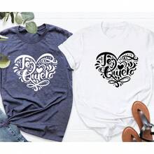 Camiseta Te Quiero: Camiseta de Corazón del Día de San Valentín en Español - Blanco y negro(no personalizable) - Ver 2