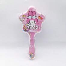 1把多款式可爱趣味流沙卡通梳，适合日常梳理，便携收纳，星形设计，彩色印花装饰，日常旅行和个人护理。新年礼物、情人节礼物、复活节礼物。随机款式。 - 彩色 - 查看 8