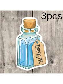 Drink Me Potion - Waterproof Sticker, Psychology Sticker, Psychology Drama Sticker, Sean And Gus Don't Try To Mess With Me Sean Sticker, Hand-Drawn Sticker, Graffiti Art Sticker - Multicolor - View 13