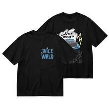 Camiseta gráfica de la gira Breezy Bowl XX de  - Camiseta de manga corta vintage de hip hop, camiseta impresa de manga corta , camiseta de hip-hop con letras de coche deportivo, camiseta impresa de verano y otoño para mujeres y hombres Juicew - Negro - Ver 1