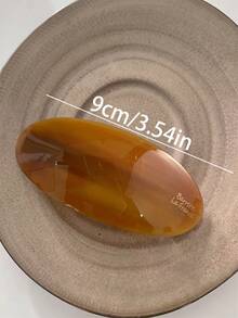 4个韩式金属发夹，优雅发饰，醋味发夹，高端椭圆形弹簧夹，顶部发夹，后脑勺发夹，圆盘发夹，直发马尾夹，适合日常佩戴，节日礼物，发夹，爪夹，文具，礼品，旅行，女士礼物，女士配饰，成人发饰礼物，圣诞节发饰，创意女士礼物，情人节女士发饰礼物，发爪，发夹，发卡，发卡 - 彩色 - 查看 9