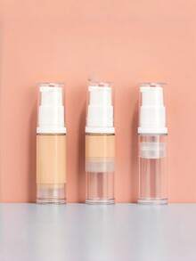 No Inflating Refillable Lotion Bottles, Travel Cream Pump Bottles, Vacuum Pump Bottles, Spray Lotion Vacuum Bottles, Sunscreen Toner Refill Bottles, Suitable For Liquid Foundation 0.17 Oz, 0.34 Oz, 0.51 Oz, Includes Portable Makeup Tools Dispenser Bottles, Suitable For Halloween, Christmas - Multicolor - View 3