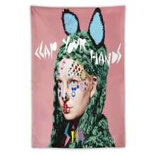 1pc  Sia Tapestries, Decorative Presents, Wall Art, Decorative Wall Pieces, Gifts, Lounge, Bedroom, Living Area, Dorm Room, Office Decor - Multicolor - View 9