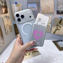 这款亚克力透明硬壳+磁吸卡槽,兼容三星Galaxy S25、S24、S23 Ultra、S21 Plus和FE。也适用于17/16/15/14/13/12/11以及Pro、Pro Max系列手机。这款无线充电保护壳具有防震设计、简约透明外观,并配有磁吸盖。 - 粉色 - 查看 3