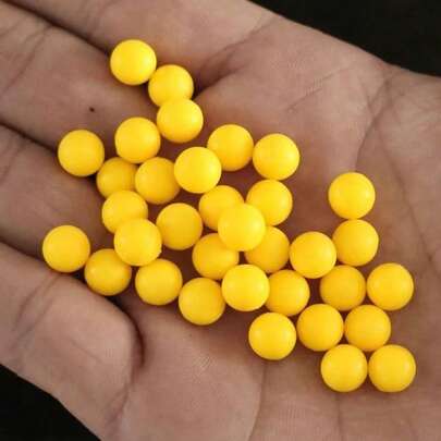 500pcs High Elastic Soft Rubber Bullets, Made Of Premium Soft Rubber Material, Flexible And Durable, Suitable For Various Toy Guns, Bulk Purchase Is More Cost-Effective, Providing An Interesting Shooting Experience.