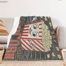 Cartoon Blanket Soft Comfortable Multi Function Cozy Plush Warm Perfect Gift Must Have Home Decor - 彩色 - 查看 6