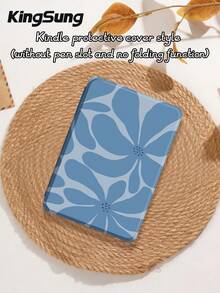 Kingsung 简约撞色花卉图案平板电脑保护套，兼容 iPad 9.7/10.2/10.5/10.9/12.9/Pro 11（第十代），兼容三星 Galaxy Tab S6 Lite 10.4 英寸，兼容 Kindle Paperwhite（第十二代，2024 年发布），Kindle（第十一代，2022 年发布），Kobo Clara Colour，柔软防摔保护，智能支架/自动唤醒/睡眠功能 - 彩色 - 查看 10
