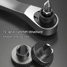 Mini Ratchet Screwdriver Set - 2-Way Reversible Quick Switch With 10 Bits, Ideal For Tight Space Repair & Home DIY Fix - Multicolor - View 3