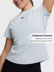 HOTSUIT Women's Sauna Sweatshirt Suitable For Running And Workout - Light Grey - View 7