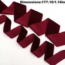 This Durable And Reusable Burgundy Ribbon Is Made Of Sturdy, Long-Lasting Material. It Is Suitable For DIY Crafts, Gift Wrapping, Valentine's Day Decorations, Singles Party Decorations, Birthday Party Decorations, Sewing And Weaving Supplies, Valentine's Day Gift Wrapping Tape, Valentine's Day Flower Wrapping Tape. It Also Makes A Wonderful Gift For Mothers, Girlfriends, Or Couples.