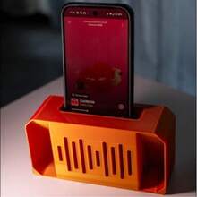 3D Printed Passive Amplifier Speaker For Smartphone, Creative Phone Sound Amplifier Device - one-size - View 1