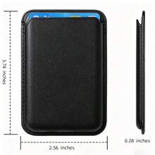 适用于 17 Pro Max 的通用磁吸卡包，兼容 Magsafe 16、15、14、13、12 等多种机型，带磁吸功能的卡槽，适用于大多数智能手机 - 彩色 - 查看 2