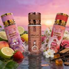 MALLOW BLAZING GIVE ME GOURMAND 250ML + BERRY TOP DECO GIVE ME GOURMAND 250ML + FAKHAR LATTAFA PINK 250ML - 3-PIECE GIFT SET - WOMEN'S PERFUME MIST