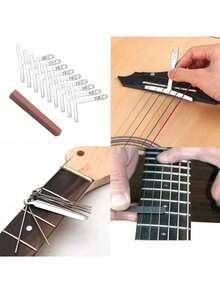 72Pcs Guitar Repair Tool Kit Professional Guitar Maintenance Tool Kit Guitar Accessories - Multicolor - View 2